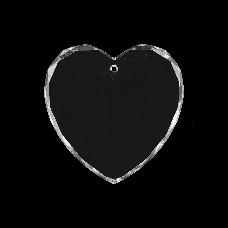 Crystal Ornament Heart — view 3