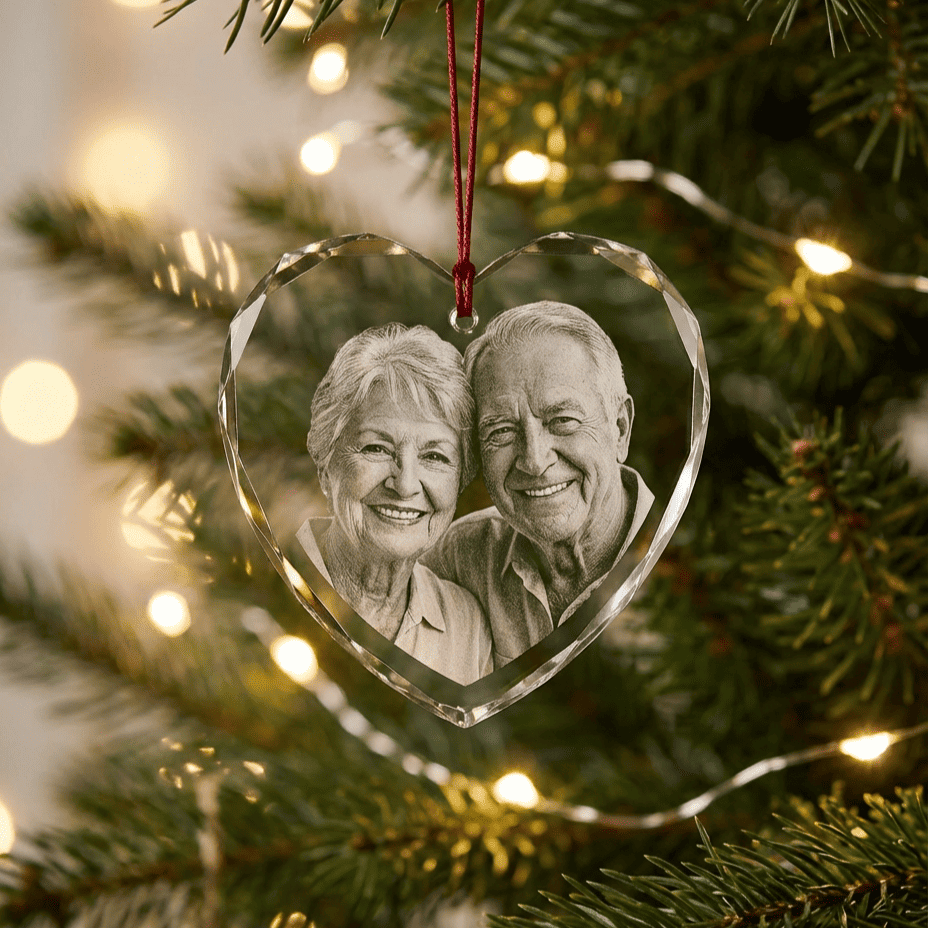 Crystal Ornament Heart — view 2