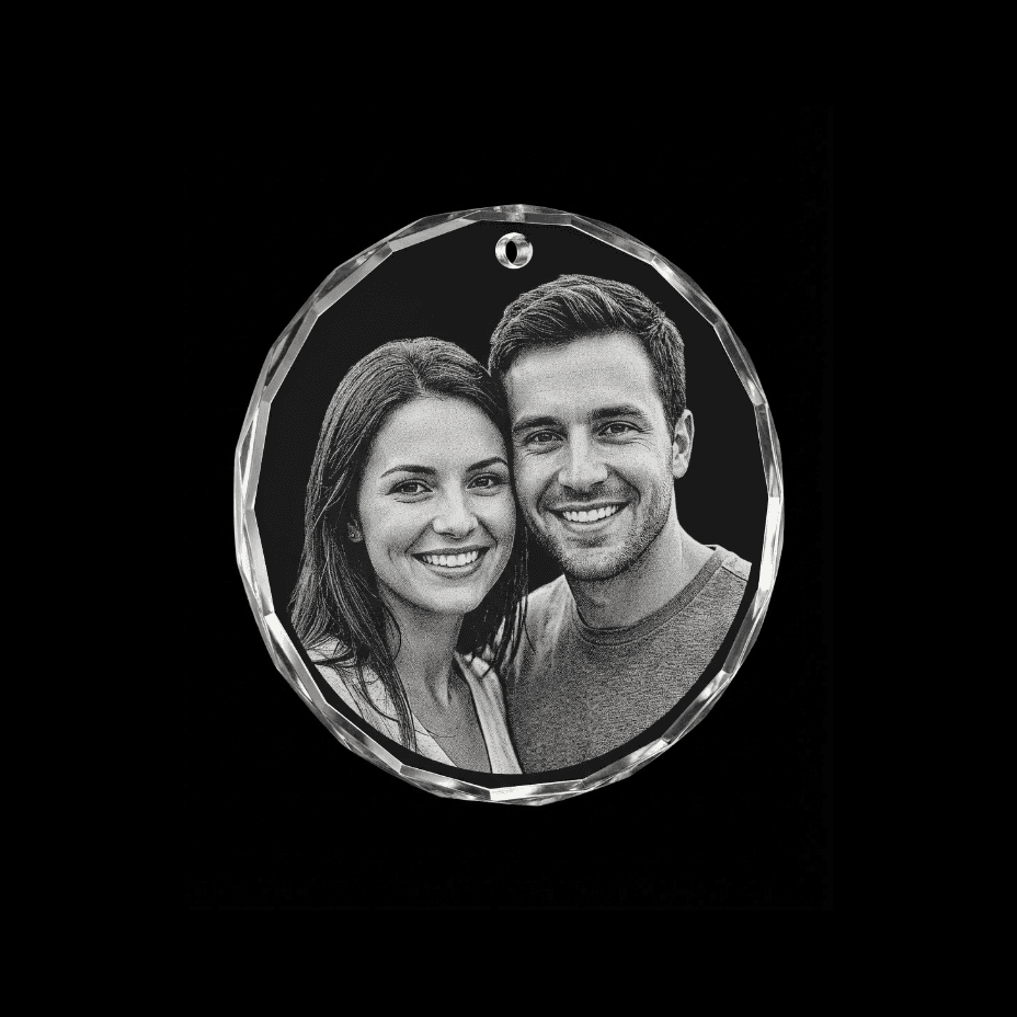 Crystal Ornament Round