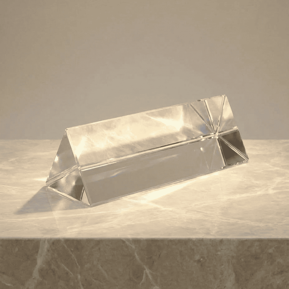 Crystal Desk Name Plate — view 3