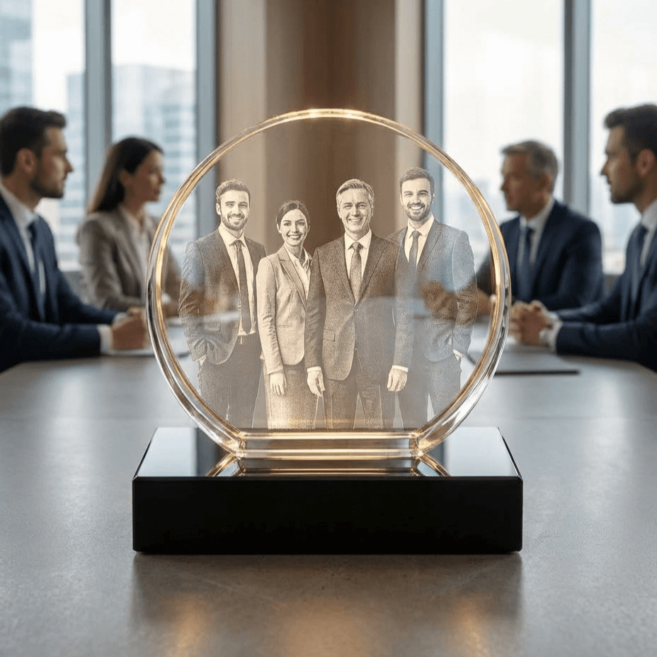 3D Circle Crystal — view 2